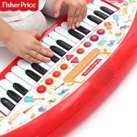 Fisher-Price 电子琴儿童初学者家用小钢琴玩具宝宝音乐启蒙乐器男女孩礼物