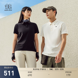 KOLON SPORT KOLONSPORT可隆男女同款运动户外POLO衫夏季翻领短袖