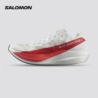 萨洛蒙（Salomon）男女款 户外运动竞速轻盈稳定助力透气舒适碳板路跑鞋 S/LAB 白色 472766 UK9.5(44)