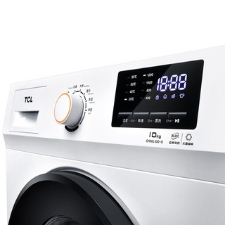 TCL G100L100-B 滚筒洗衣机 10kg 芭蕾白