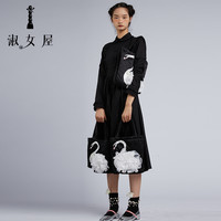 Fairyfair 淑女屋 官方旗舰店天鹅湖系列唯美手提包小号