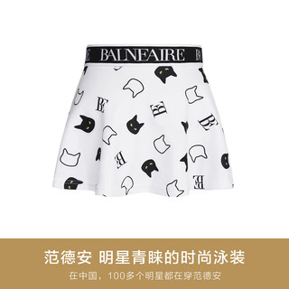 范德安（BALNEAIRE）喵星人系列儿童分体泳衣女童女孩防滑时尚防晒抗氯半身裙 230079 130/64