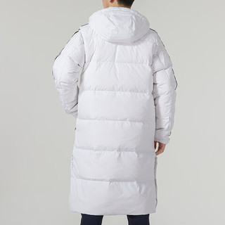 adidas 阿迪达斯 服男装女装 23冬季长款连帽运动服户外加厚保暖潮流外套 IT8713/长款白色/含绒量80% 2XL/185