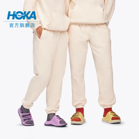 HOKA ONE ONE男女款秋冬抓绒运动裤HOKA ESSENTIAL JOGGER舒适保暖 蛋酒色 XS