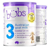 bubs 贝儿 原装进口澳洲bubs贝儿 婴幼儿儿童配方羊奶粉3段(12-36月)800g