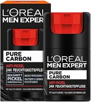 巴黎欧莱雅 L'Oréal 欧莱雅 Men Expert 抗痘保湿霜 有效对抗粉刺 纯碳 1 × 50 毫升