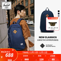 Herschel赫行 【New Classics】全新Seymour双肩包学院风背包 经典蓝色 26升