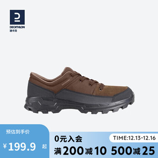 DECATHLON 迪卡侬 -登山鞋男低帮徒步鞋户外爬山鞋旅行鞋-OVH棕色43-2917025