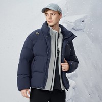 DESCENTE 迪桑特 SKI STYLE系列 男女同款羽绒服 短款廓形面包羽运动休闲 NV-NAVY 男