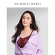 VICTORIA'S SECRET 经典老花蕾丝返定杯背心式文胸内衣女士 05P8酒红色老花 11216630 XS