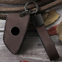 PC 适用于宝马钥匙套 真皮525li五系530刀锋5系x1x3x4X5车包扣壳高档