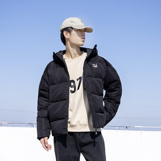 彪马（Puma）男装 冬季黑色简约羽绒外套加绒保暖羽绒服 537685-01 3XL(195/112A)