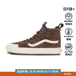 VANS范斯 SK8-Hi山系工装户外简约男鞋女鞋MTE登山鞋 深棕色 37