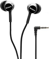 SONY 索尼 mdr-ex155ap 入耳式耳机,带麦克风(黑色)