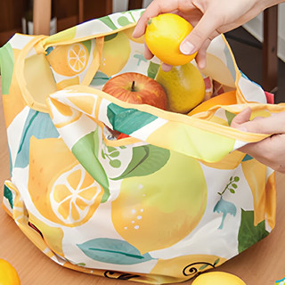 利快购物袋环保袋手提袋可折叠超市买菜包便携牛津布袋 高原 53*40cm