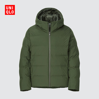 UNIQLO 优衣库 男装无缝羽绒连帽外套(3D CUT)(世界冠军费德勒同款)442147