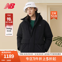 NEW BALANCE23男款冬季潮流时尚保暖连帽羽绒服 BK NPD43161 XS