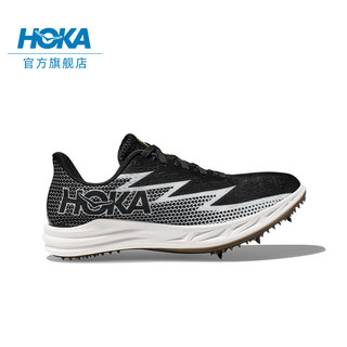 HOKA ONE ONE男女款秋冬科里森多 MD竞速路跑鞋CRESCENDO MD轻量回弹 黑色 / 白色 44