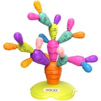 NOCKY 纳奇 儿童磁力仙人掌百变积木创意拼装益智早教玩具宝宝拼插磁性棒