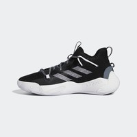 adidas 阿迪达斯 官方哈登Stepback 3男女签名版中帮实战篮球运动鞋 黑/白 40(245mm)