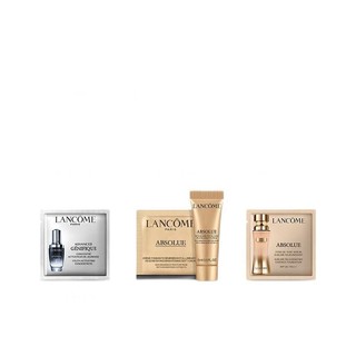 LANCOME 兰蔻 尝鲜礼包（菁纯眼霜3ml＋菁纯面霜1ml＋菁纯粉底液#100＋小黑瓶精华1ml）