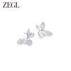 ZEGL鱼尾耳环女2023耳钉小众设计感高级冷淡风银针耳饰品 人鱼之泪耳环