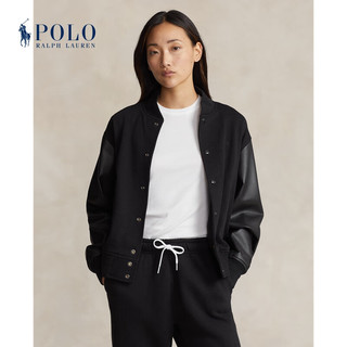 Polo Ralph Lauren 拉夫劳伦 女装 宽松版徽标飞行员夹克RL25145 001-黑色 L