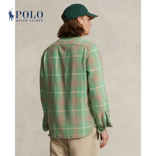 Polo Ralph Lauren 拉夫劳伦【Polo x Element】男女同款 宽大版棉衬衫RL17542 300-绿色 XXL