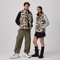 CANADA GOOSE BAPE 联名系列 男女同款羽绒马甲  2054MBE 1119 Giant-ABC 雪地迷彩 L