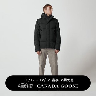 CANADA GOOSE 享24期免息：加拿大鹅（Canada Goose）Armstrong男士羽绒连帽衫大鹅羽绒服外套 5076M 61 黑色 L