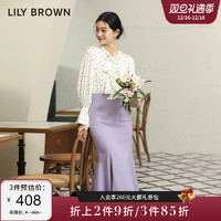 Lily Brown LWFS221077 纯色高腰简约修身包臀鱼尾裙