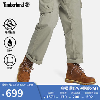 Timberland 男鞋新款户外休闲防水皮革高帮|A2EDR A2EDRW/铁锈色 43.5