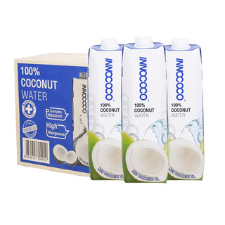 泰国INNOCOCO一诺可可100%纯椰子水1L整箱nfc饮料1升椰汁