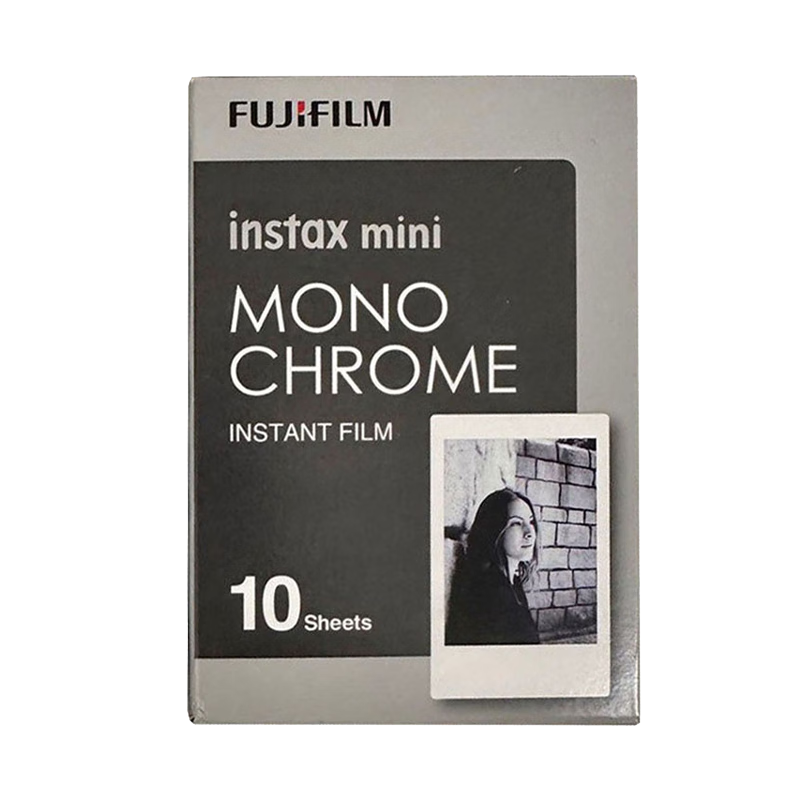 instax立拍立得mini相纸白边 mono chrome黑白时光 20张