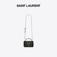 SAINT LAURENT 圣罗兰 女士羊皮革斜挎包 7667311EL071000 黑色 迷你