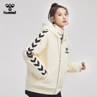 hummel 春秋新款轻便90白鸭绒短款羽绒服开衫保暖外套 214PY1688