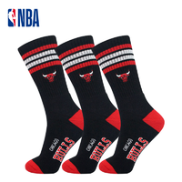 抖音超值购：NBA 袜子运动篮球袜加厚运动长筒高筒精梳棉透气户外训练耐磨3双装