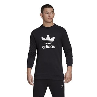 adidas 阿迪达斯 春季男子大LOGO经典休闲运动卫衣套头衫