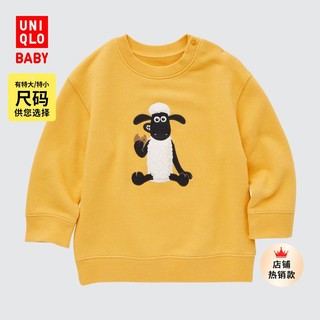 UNIQLO 优衣库 婴幼儿宝宝Clay Animation卫衣长袖小羊肖恩462451/462452