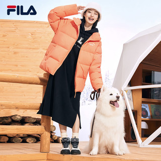 FILA 斐乐 羽绒服2023冬新保暖加厚面包服男女