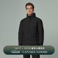 CANADA GOOSE 6期免息：加拿大鹅（Canada Goose）HyBridge Base男士哑光羽绒夹克外套大鹅羽绒服2741M 61 黑色 M