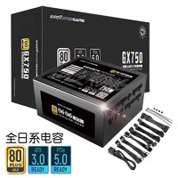 游戏悍将 额定750W 黑金刚750W金牌电源 ATX3.0全模组电源（原生PCIE5.0/日系电容/支持4080/4070/一键启停)