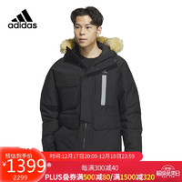 阿迪达斯 （adidas）男子 运动型格系列 FUR DOWN PARKA 羽绒服 IS0366 A/XL 码