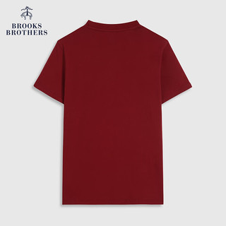 Brooks Brothers BrooksBrothers）24新年布克龙图案圆领T恤 B645-红色 XS