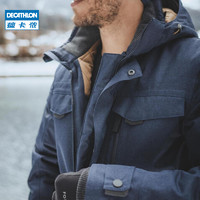 DECATHLON 迪卡侬 旗舰店男棉衣防水秋冬季加厚保暖飞行员防寒服防风棉服ODT3