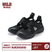 无印良品（MUJI）男女通用运动凉鞋（男士/女士）男款女款 忍者鞋 鞋子 EKB12A3S 黑色 XS 230MM/36码（2.0）