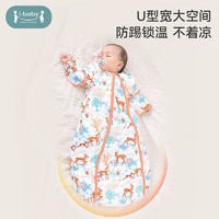 i-baby ibaby睡袋恒温婴儿一体睡袋冬季加厚防惊跳睡袋包被新生儿秋冬款
