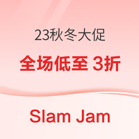 Slam Jam 秋冬折扣区开启，好价直降，全场低至3折
