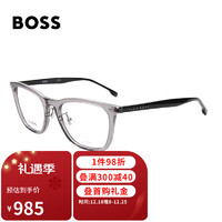 HUGO BOSS 光学镜架男女款近视眼镜框1293F KB7+佳锐防蓝光1.591（600度内）