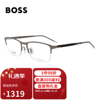 HUGO BOSS 光学镜架男女款近视眼镜框1306F SVK+佳锐防蓝光1.591（600度内）